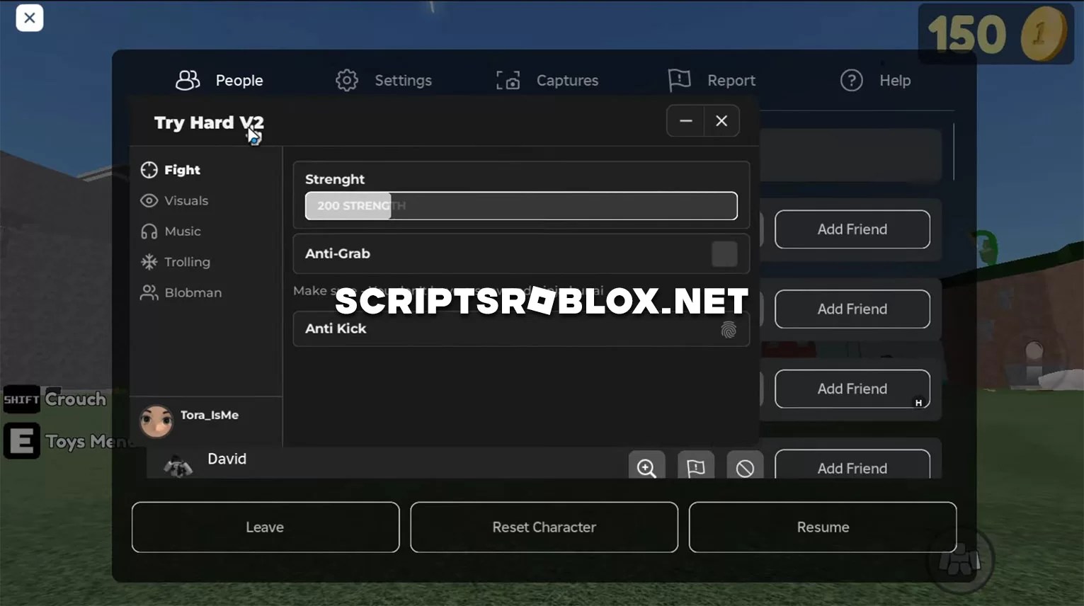 Fling Things and People Script Anti Grab, Anti Kick, Super Strength