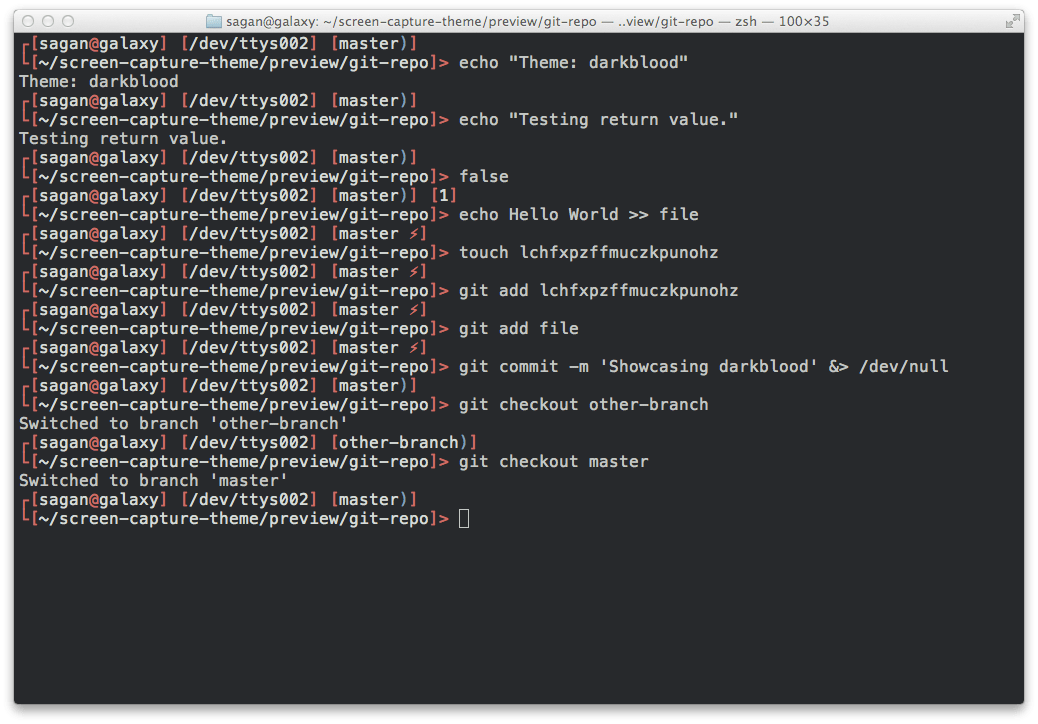 Customizing your zsh prompt via themes ·