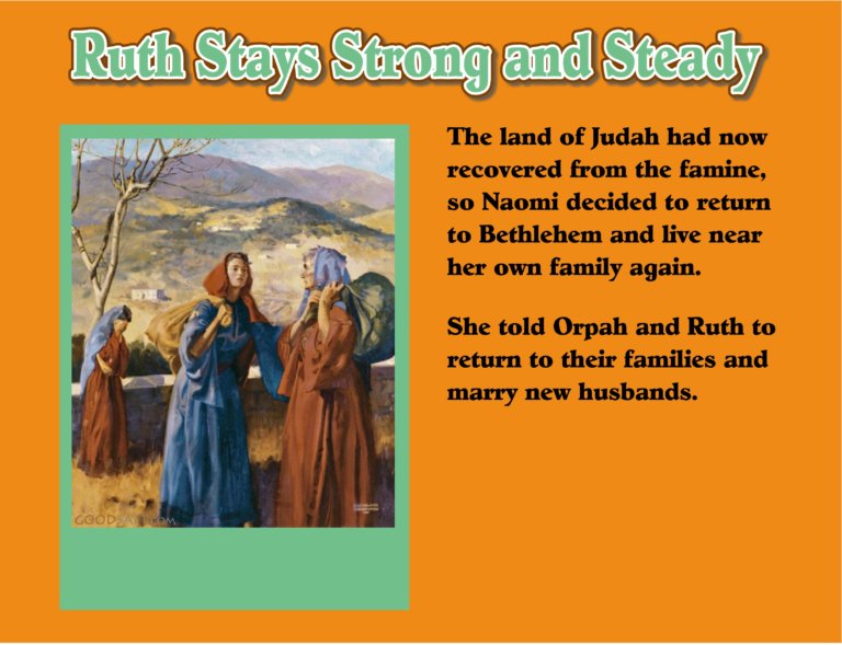 The Bible Story of Ruth in Pictures p3 The Scripture Lady