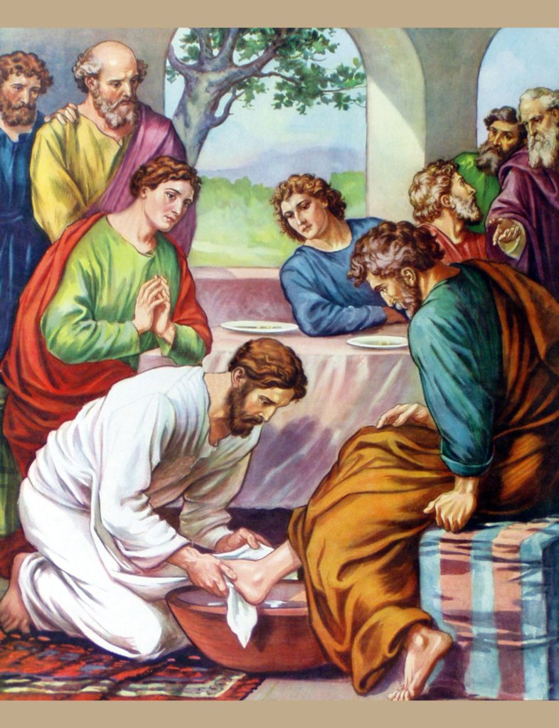 Jesus Washing Feet 2 Easter Pic The Scripture Lady