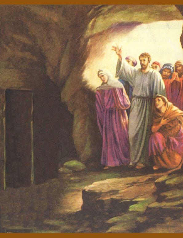 Bible Story Pictures for the Story of Lazarus Being Raised from the Dead