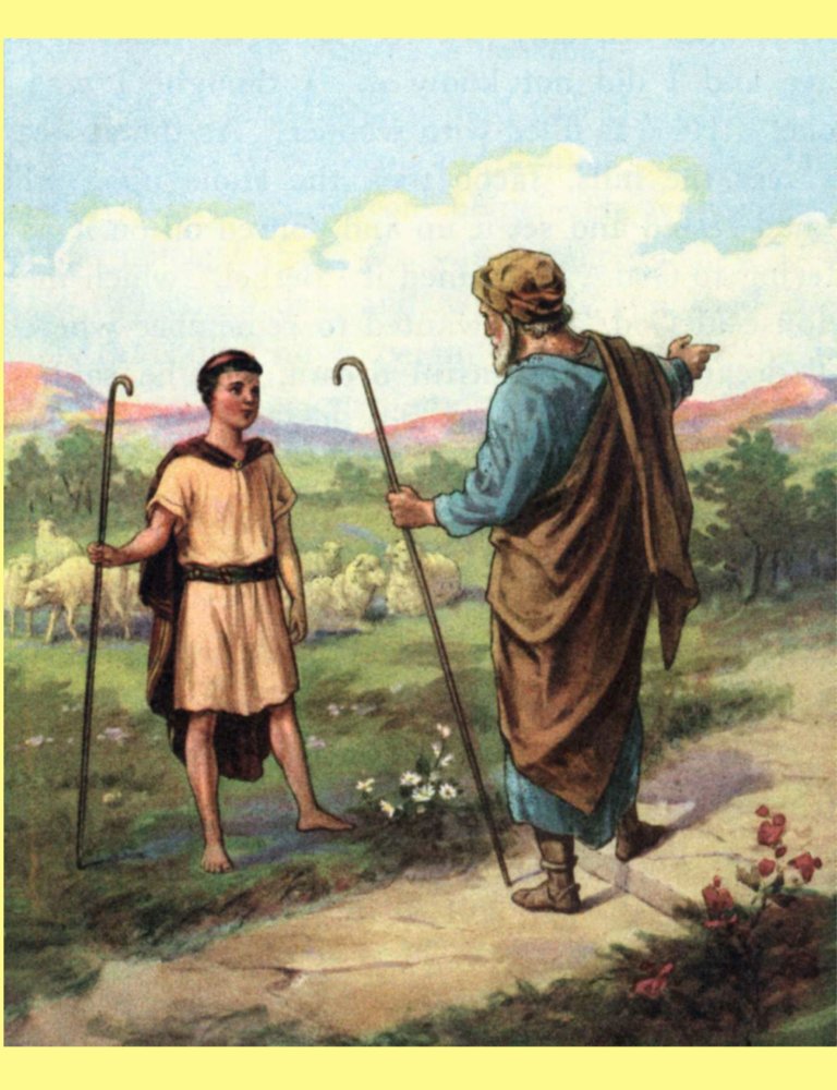 Joseph Pic Jacob Sends Joseph The Scripture Lady