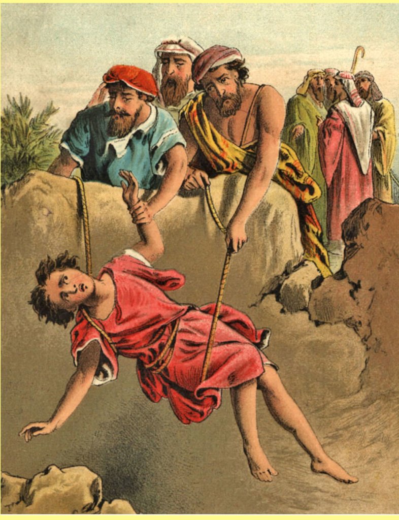 Joseph Pic Thrown Into the Well The Scripture Lady