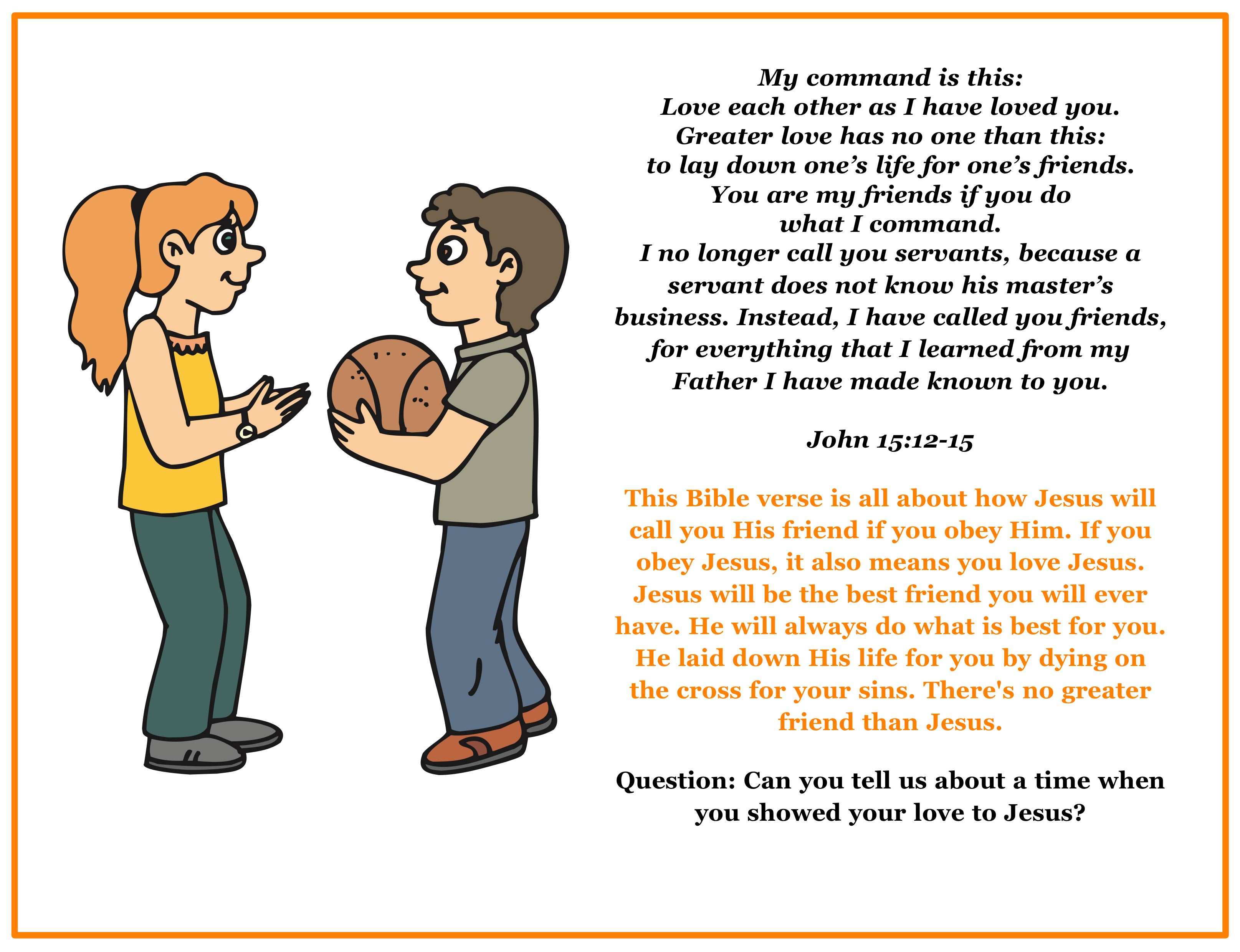 Bible Verses About Friendship for Elementary Kids