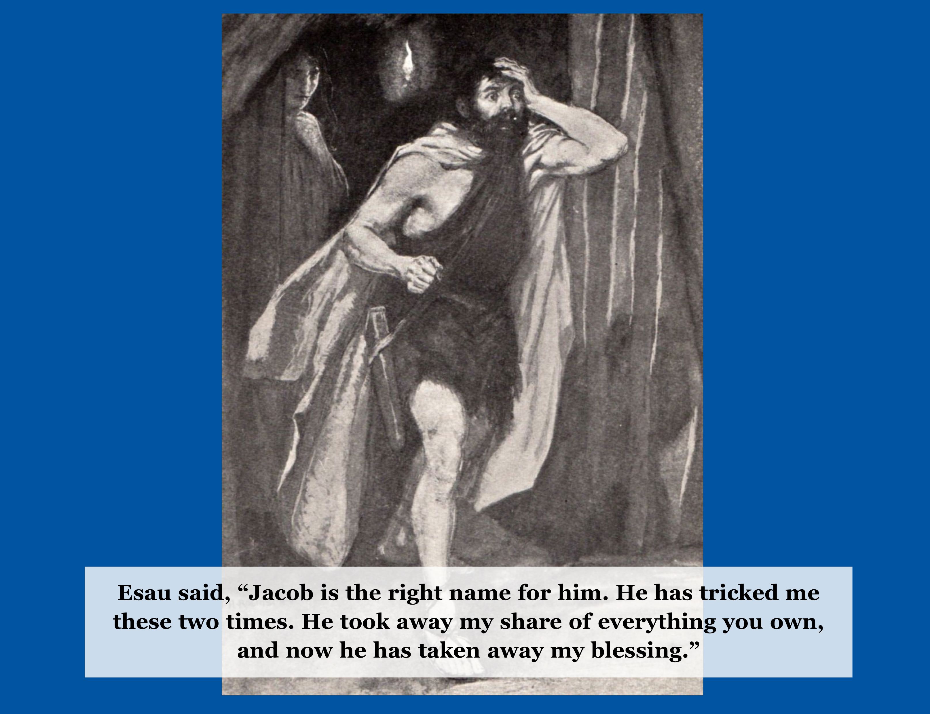 Bible Story Pictures for When Jacob Tricked Isaac from The Scripture