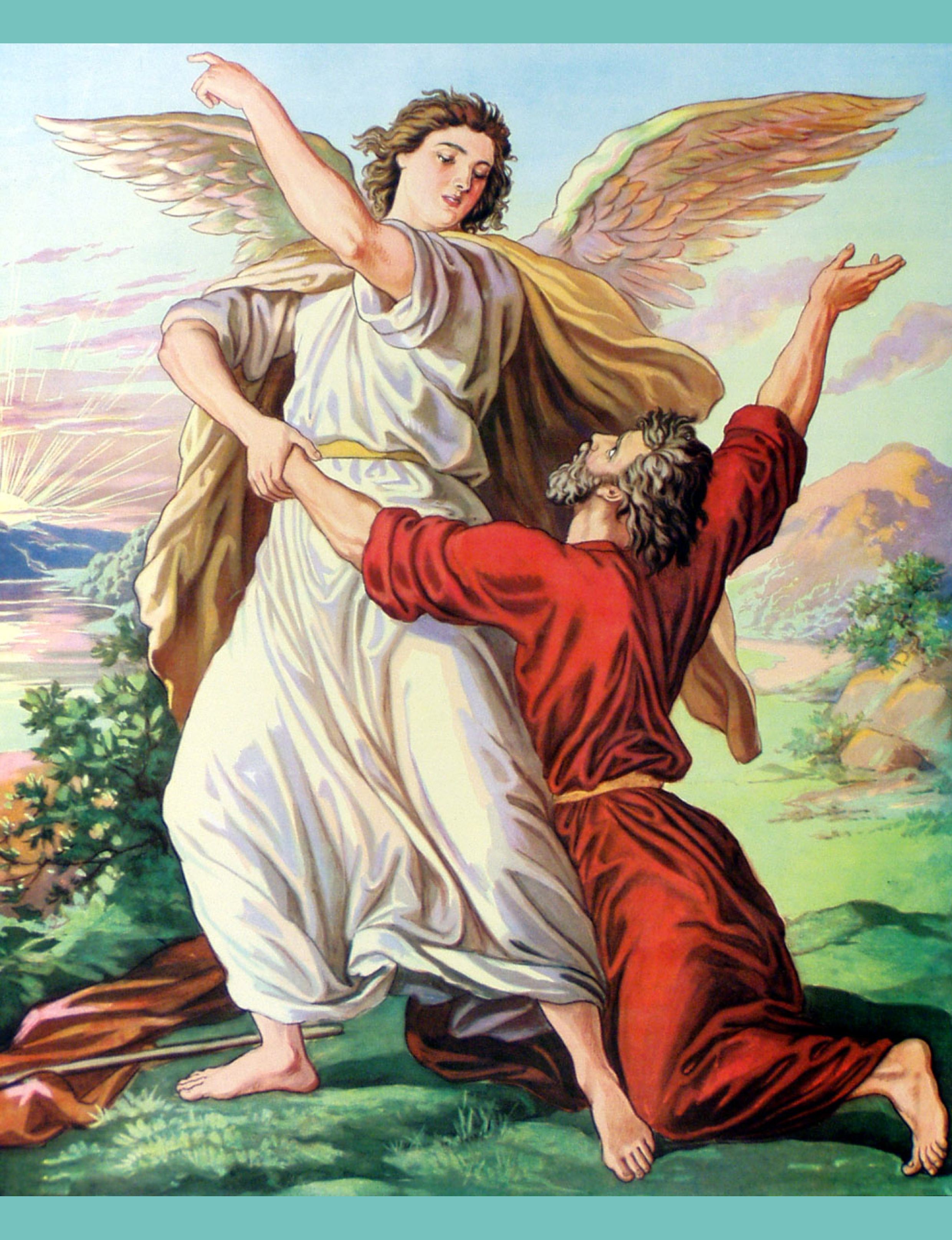 Jacob Wrestles with an Angel The Scripture Lady