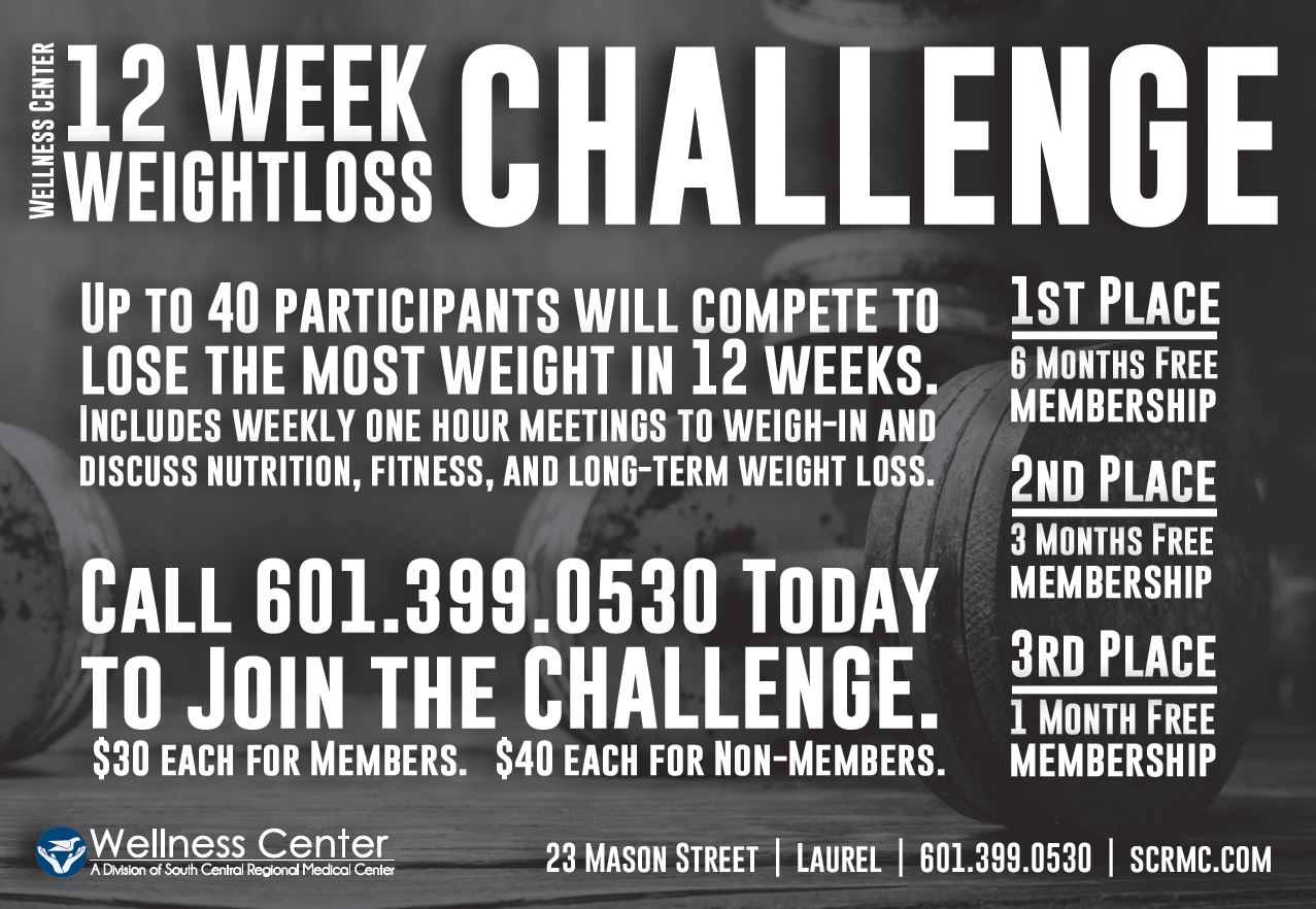 12 Week Weight Loss Challenge Wellness Center South Central