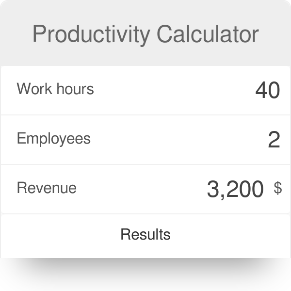 bărbătesc perceptibil scânteie how to calculate employee productivity