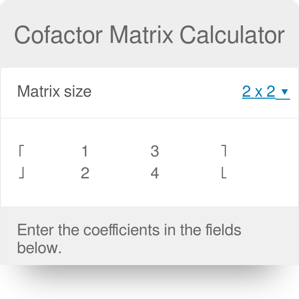 29+ matrices cofactor calculator CemalChareen