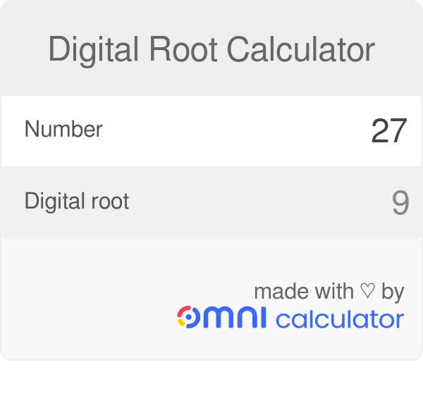 9+ Digital Root Calculator IsroelSandiso