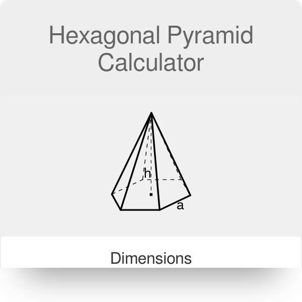 42+ hexagonal pyramid surface area calculator MirhanKaisie