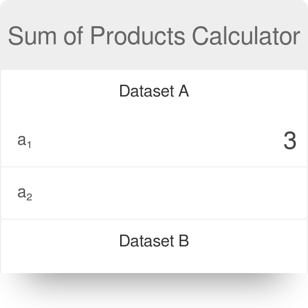 5+ Sum Of Product Calculator SpikeRosselyn