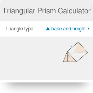 Triangular Prism Calculator