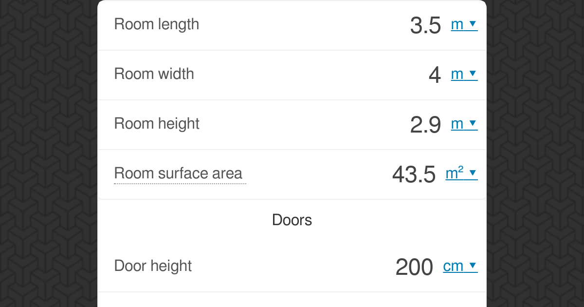 Paint Calculator Omni
