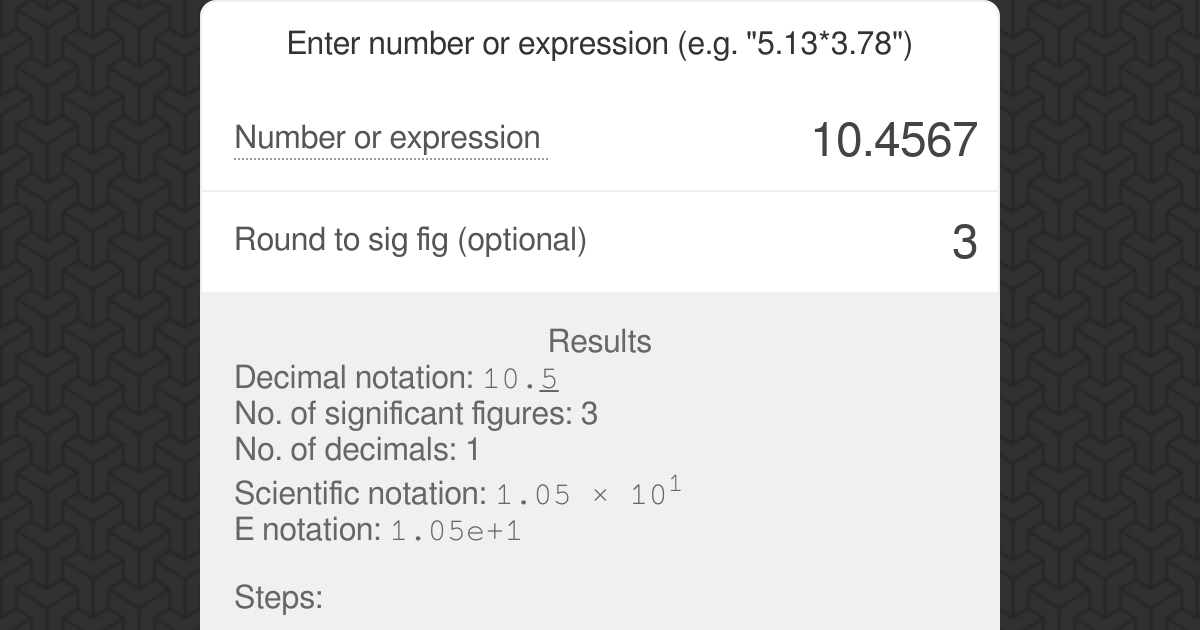 Significant Figures Calculator Sig Fig Omni