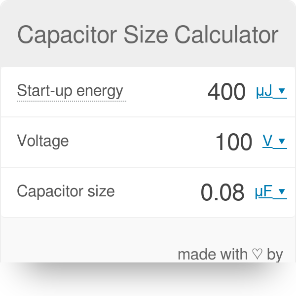 Capacitor Selection Single Phase Motor Capacitor Sizing Chart
