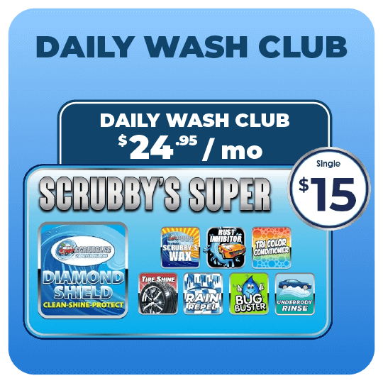 3 Minute Express Car Washes Starting at 5 Scrubbles