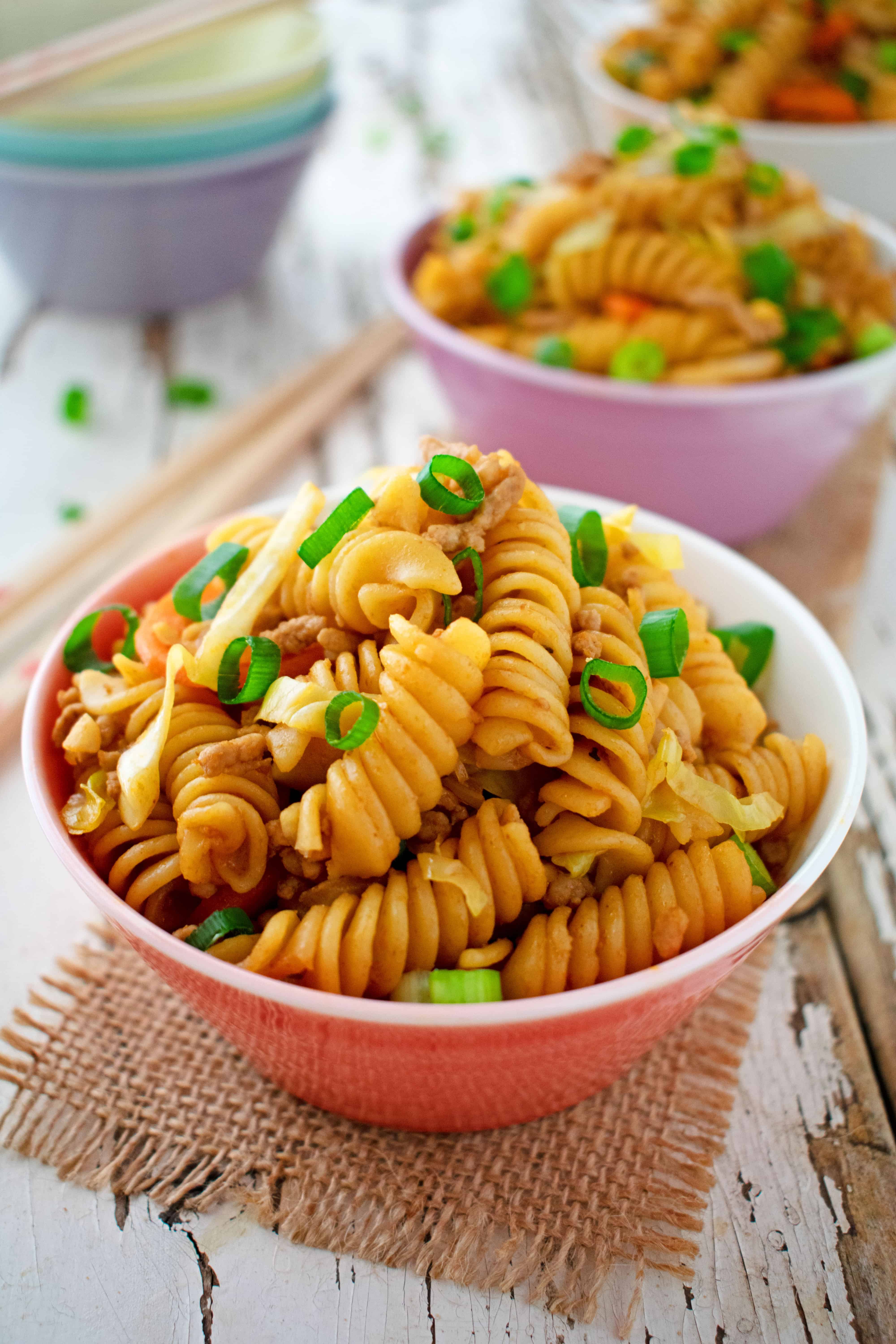 cheap pasta stir fry