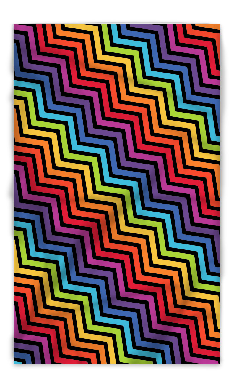 Rainbow Zig Zags 2 ScruffBuddy