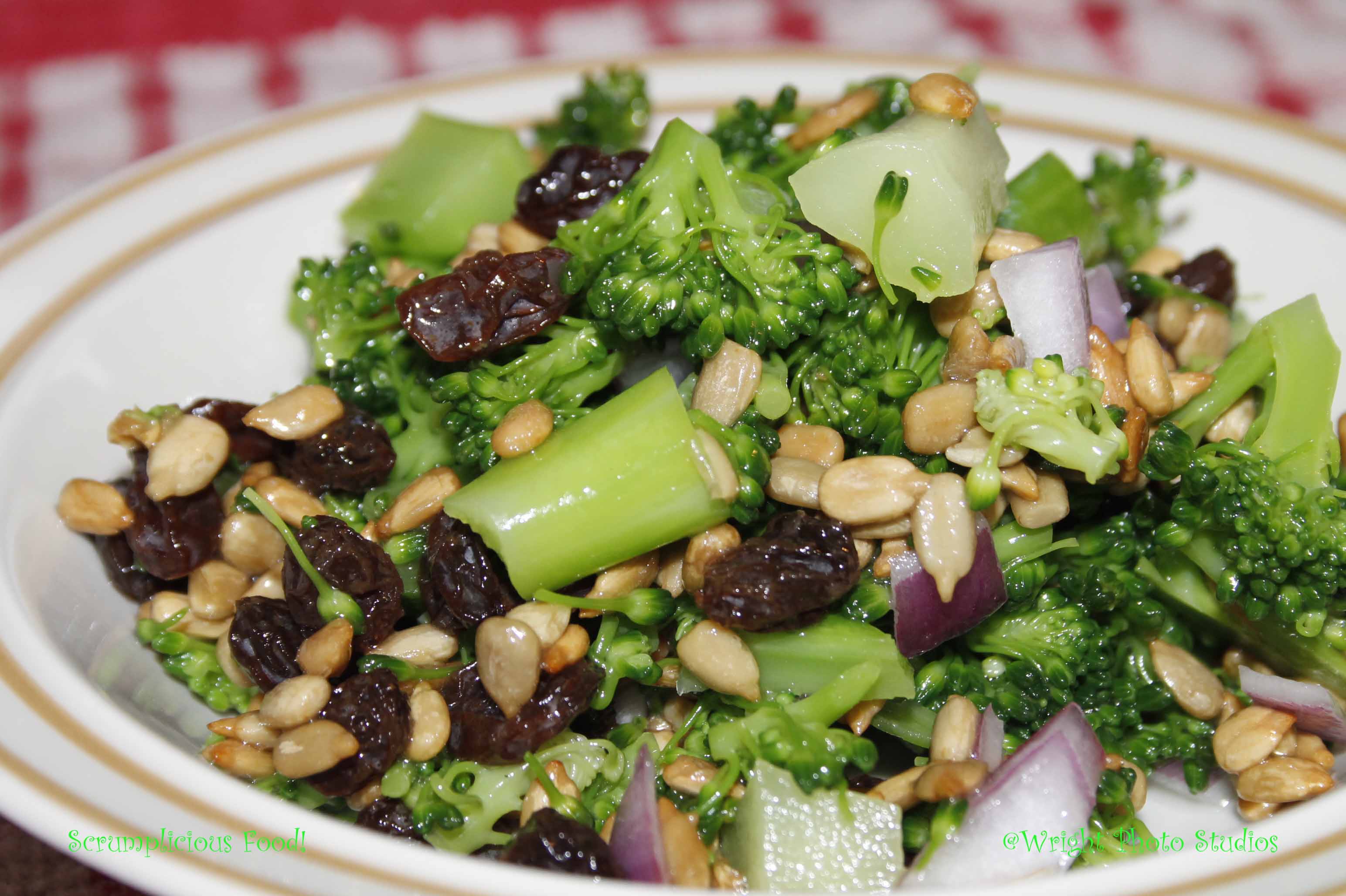 Broccoli Salad… Delicious Greens! Scrumplicious Food!