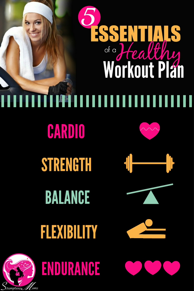 5 Essentials of a Healthy Workout Plan scrumptiousmoms