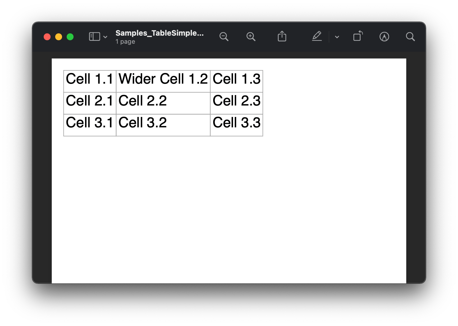 Tables, Rows and Cells — Scryber Core documentation