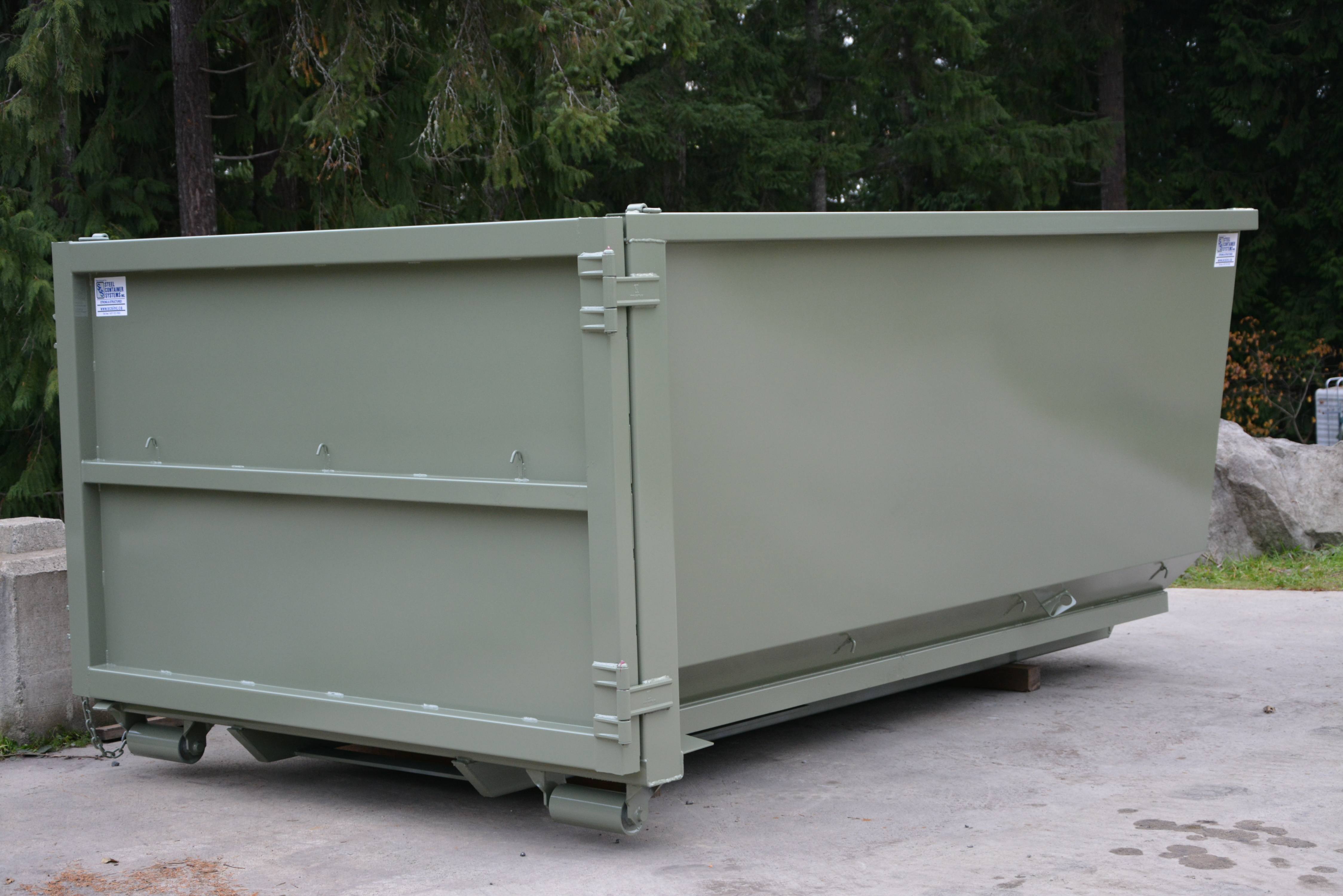 Tub Style Roll Off Container SCS Manufacturing Inc.