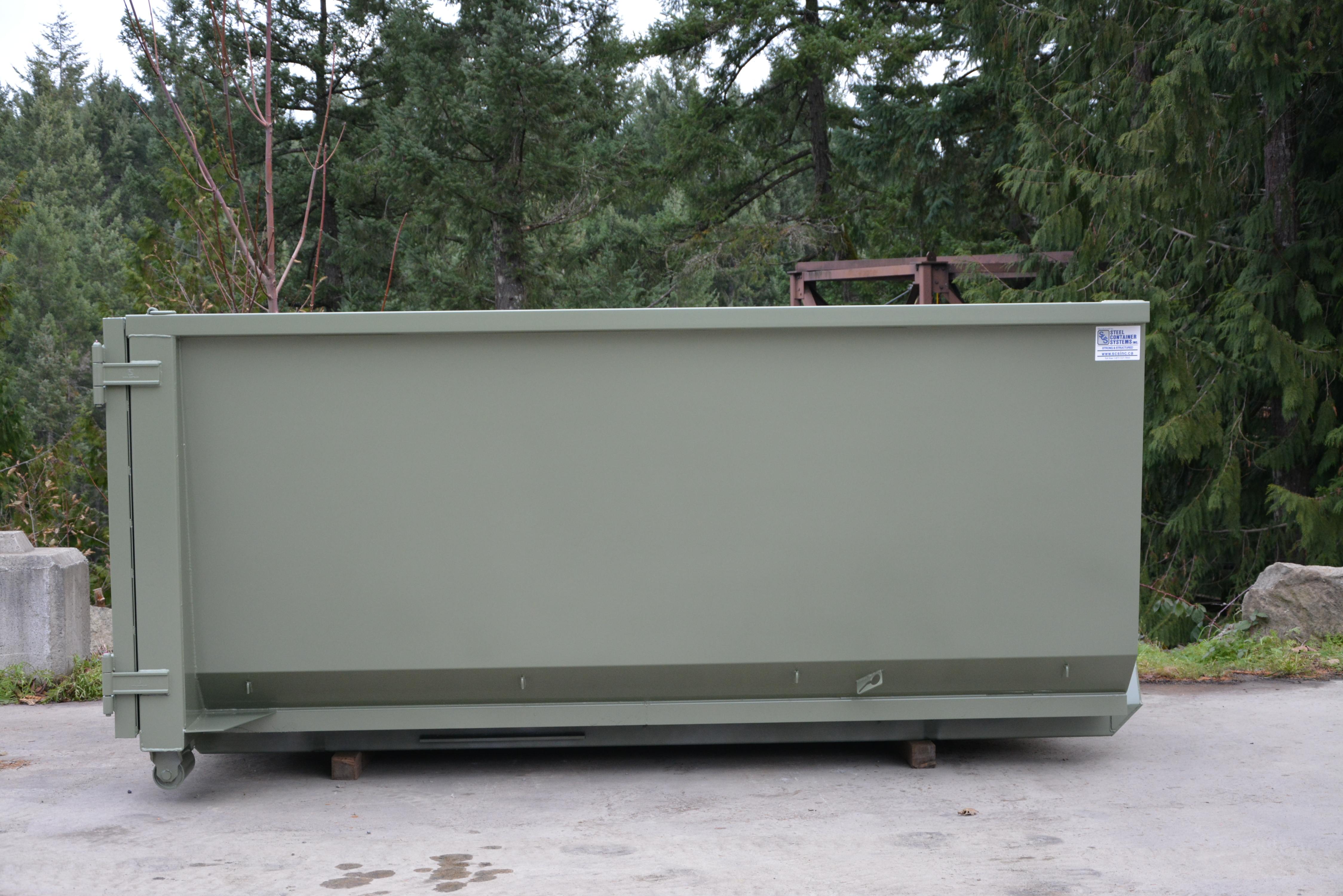 Tub Style Roll Off Container SCS Manufacturing Inc.
