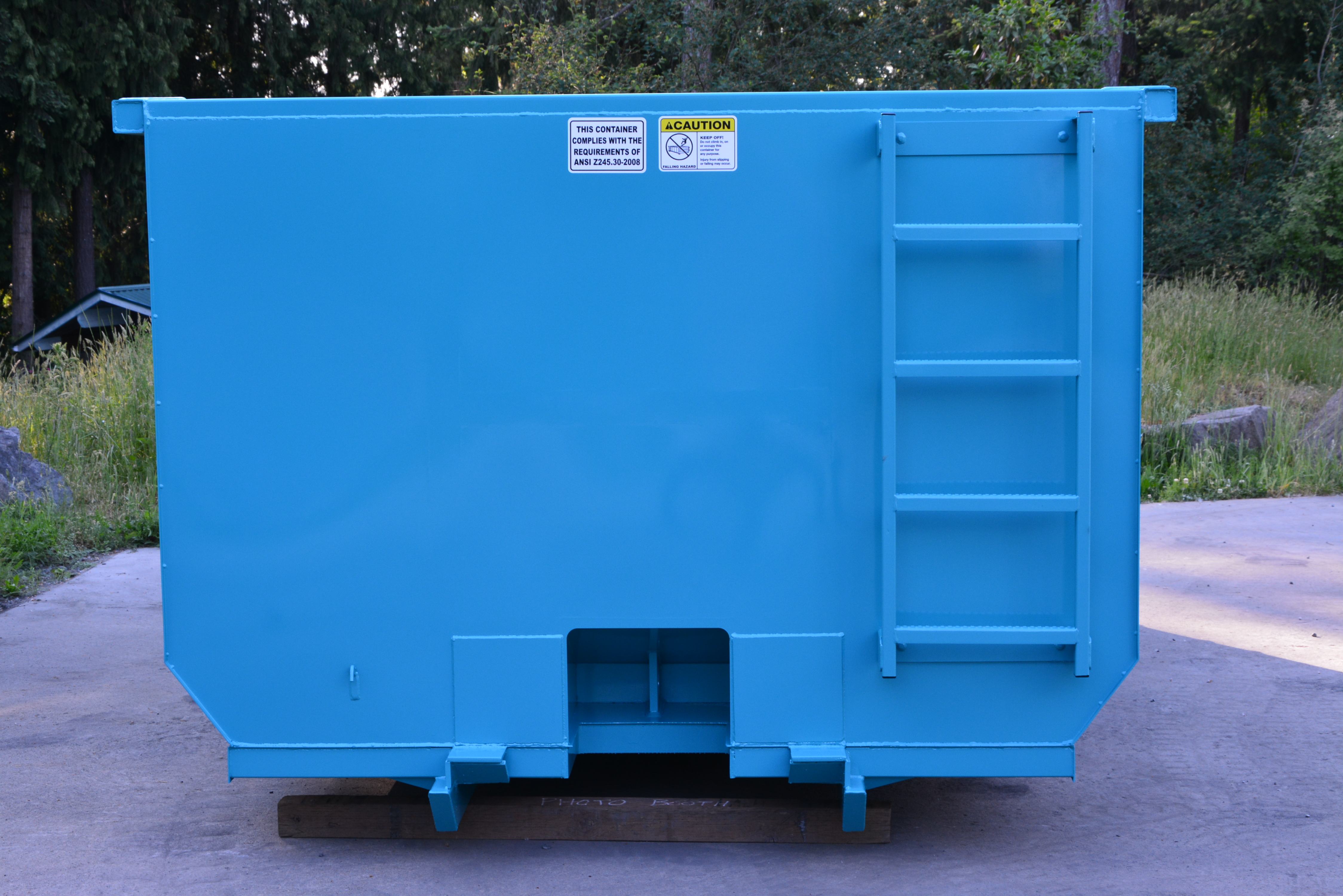 Heavy Duty Tub Style Roll Off Container SCS Manufacturing Inc.