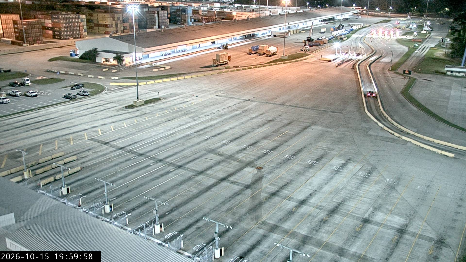 Wando Welch Terminal Inbound Lanes SC Ports Authority
