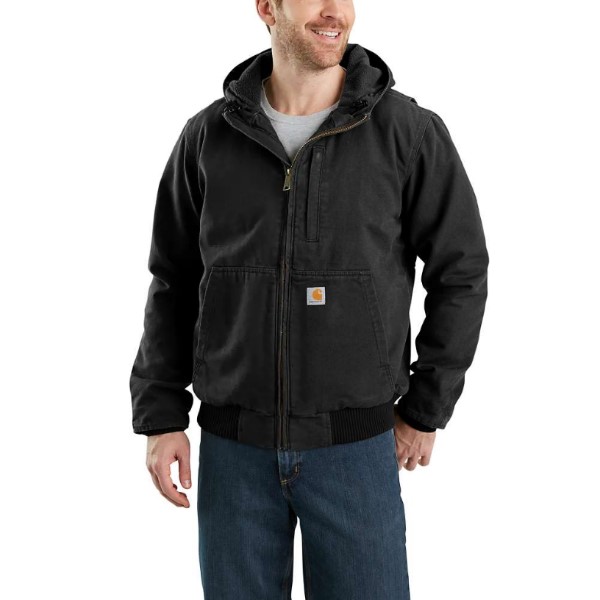 Carhartt Full Swing® Loose Fit Washed Duck FleeceLined Active Jac