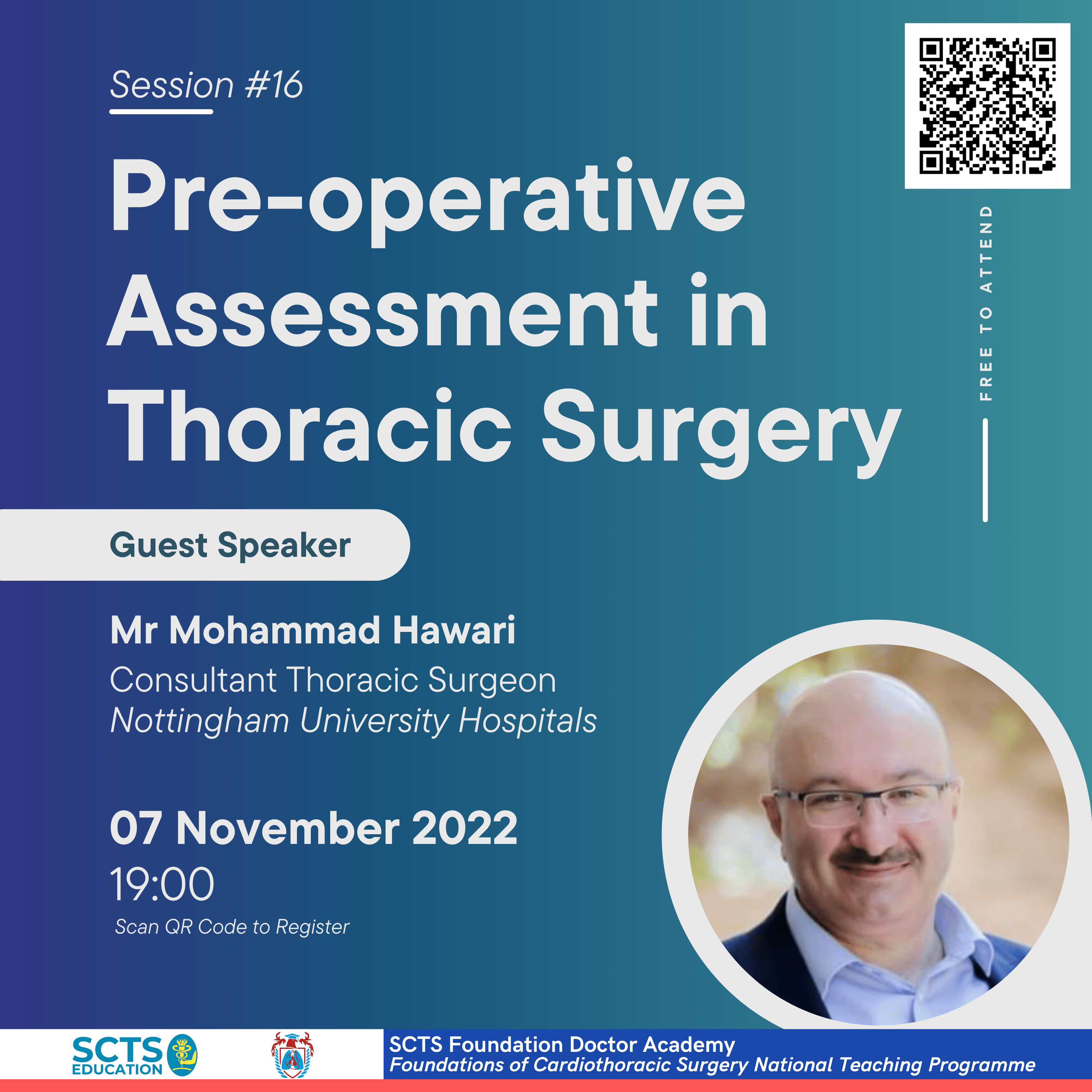 SCTS Foundation Doctor Academy Foundations of Cardiothoracic Surgery