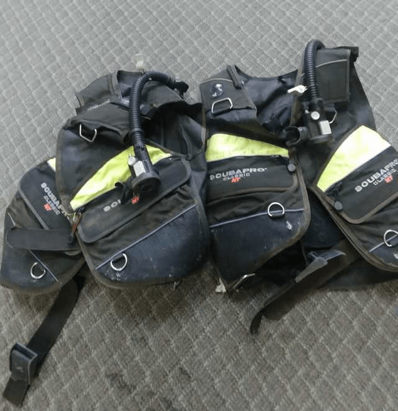 For Sale ScubaPro Classic NT BC's with Air 2 and hose 85 each with