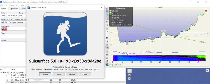 SubSurface and the new Deep6 Excursion firmware | Page 4 | ScubaBoard