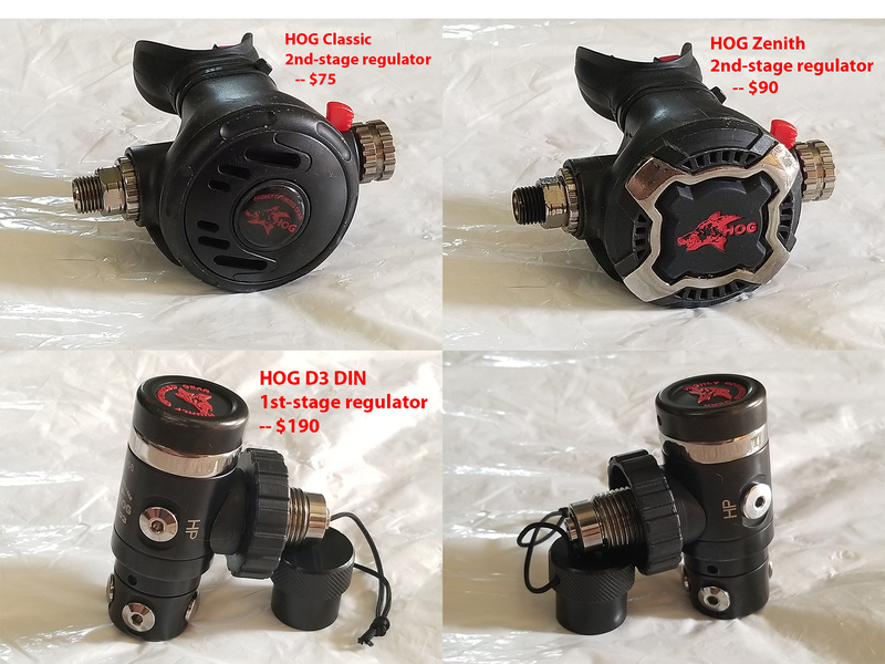 For Sale HOG regs 2 x D3 1st stages, Classic 2nd stage, Zenith 2nd