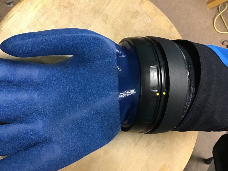 Rolock dry glove system review and modification ScubaBoard