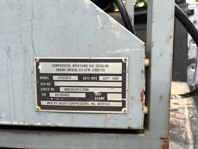 Bauer UtilusG compressor info ScubaBoard