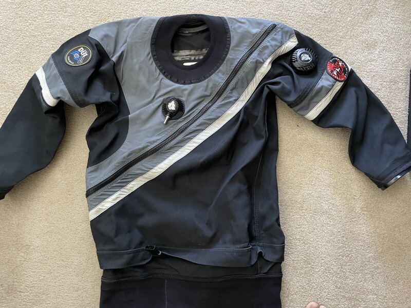 For Sale 750 DUI FLX5050 Drysuit (Medium) with accessories ScubaBoard