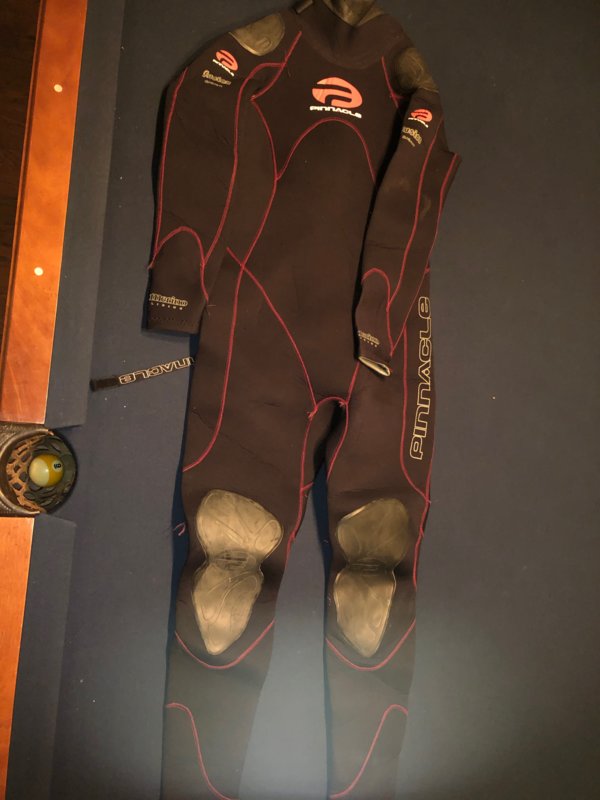 Closed Two used wetsuits, women's size M and size 8 ScubaBoard