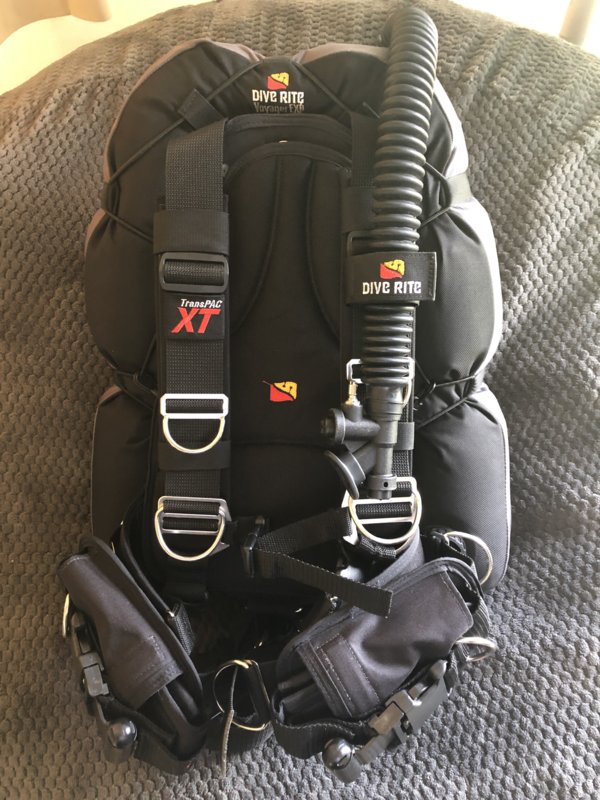 Closed REDUCED Dive Rite TransPac XT package ScubaBoard