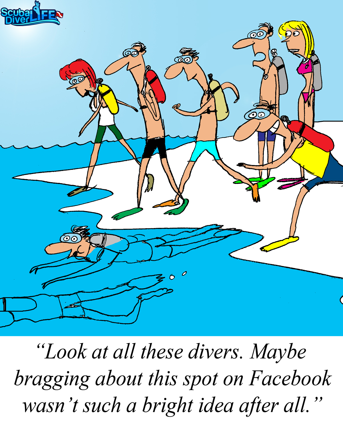 Scuba Facebook Fail • Scuba Diver Life