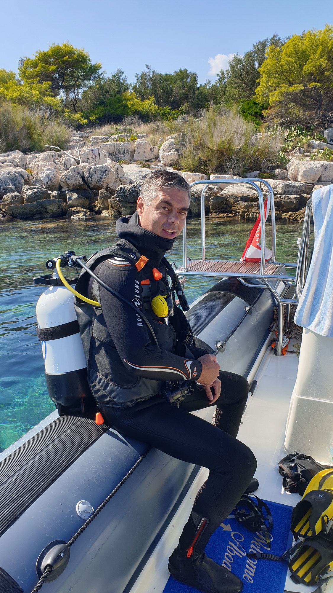 Boat Diver specialty scuba dive in Split Venus Diving Center