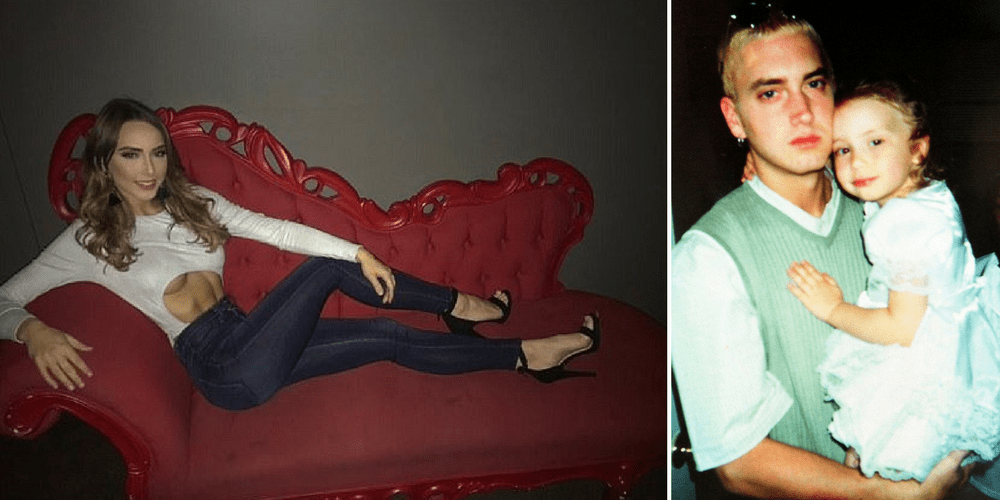 Rapper Eminem's Daughter Hailie Scott Reveals Her Killer Abs In