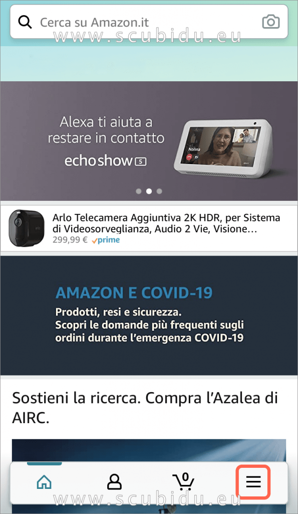 Come guardare la scadenza dell’abbonamento Amazon Prime Scubidu.eu