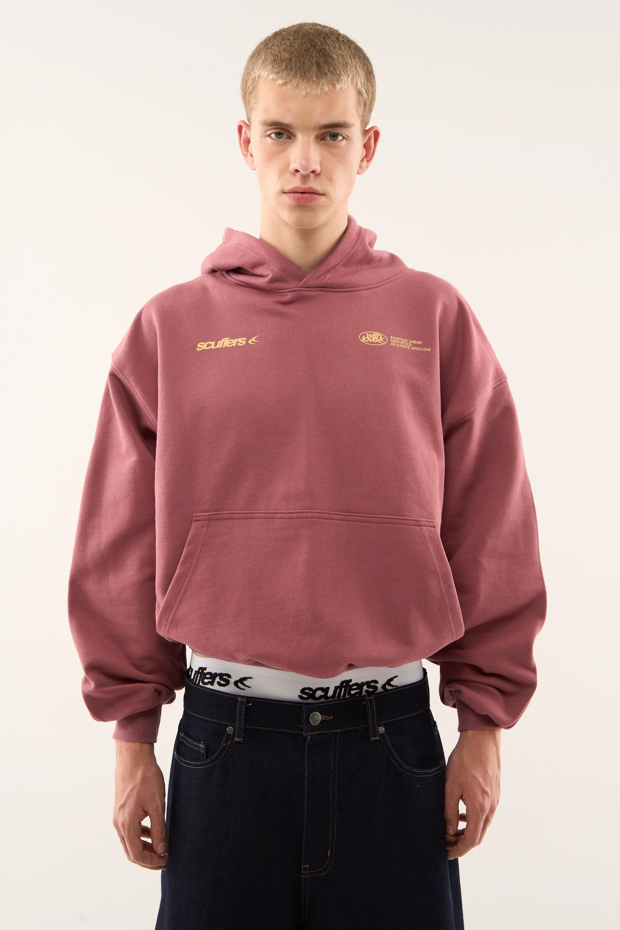 Sign Burgundy Hoodie Scuffers