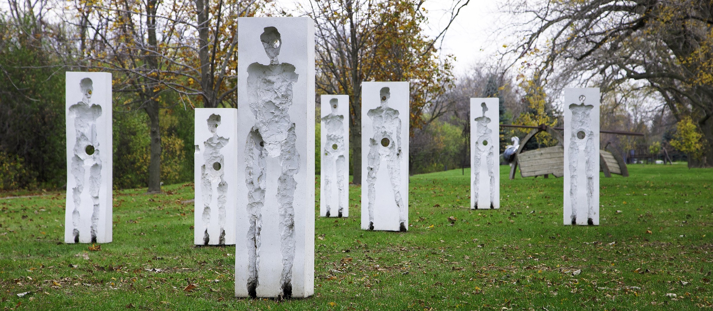 Darrin Hallowell Points of Influence Skokie Northshore Sculpture Park