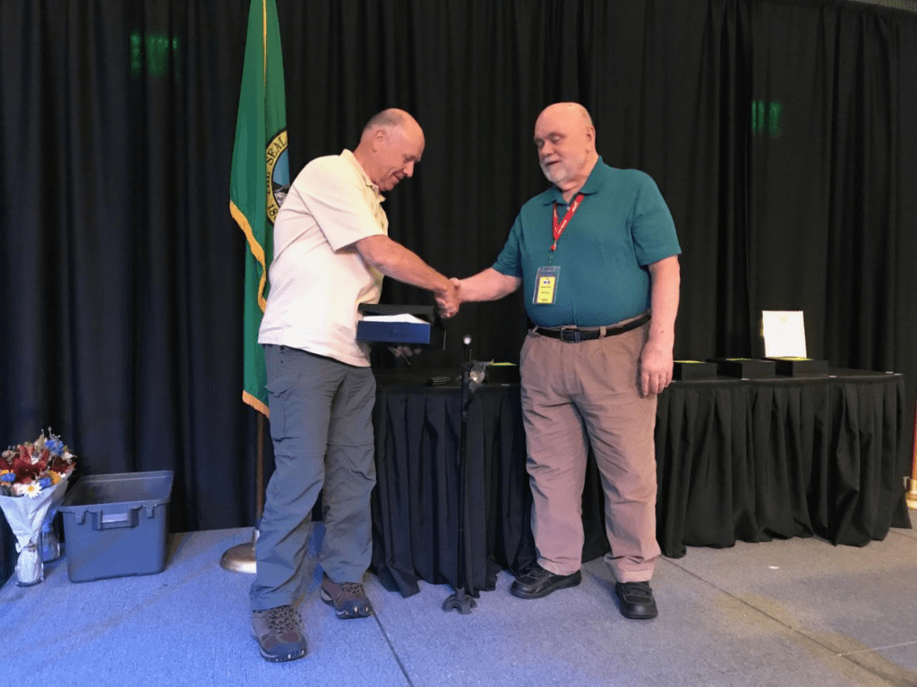 Dan Merrifield awarded SARVAC Adult Achievement Award SCVSAR
