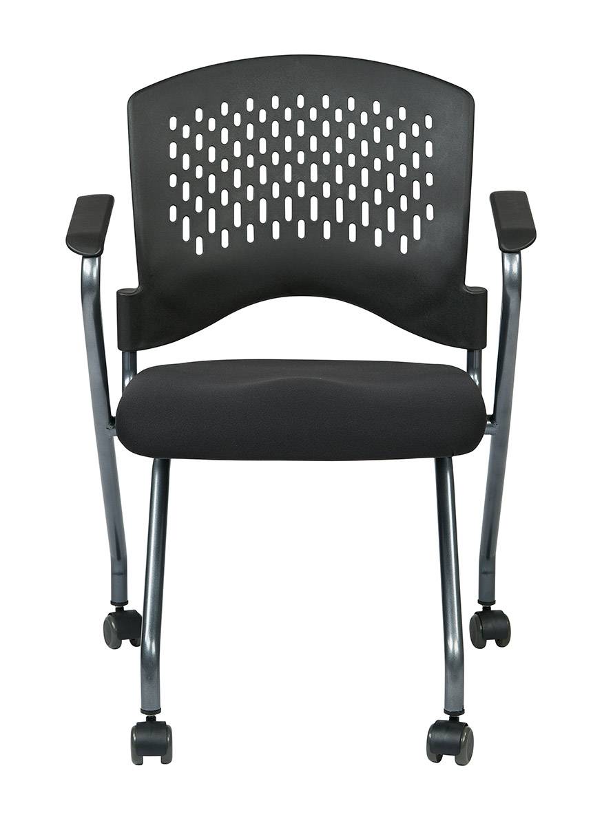 Deluxe Folding Chair with ProGrid Back and Arms
