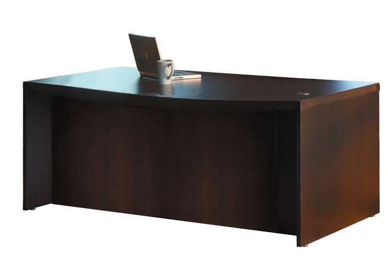 Mayline Aberdeen Series Bow Front Desk 72x42 FREE SHIPPING!!!