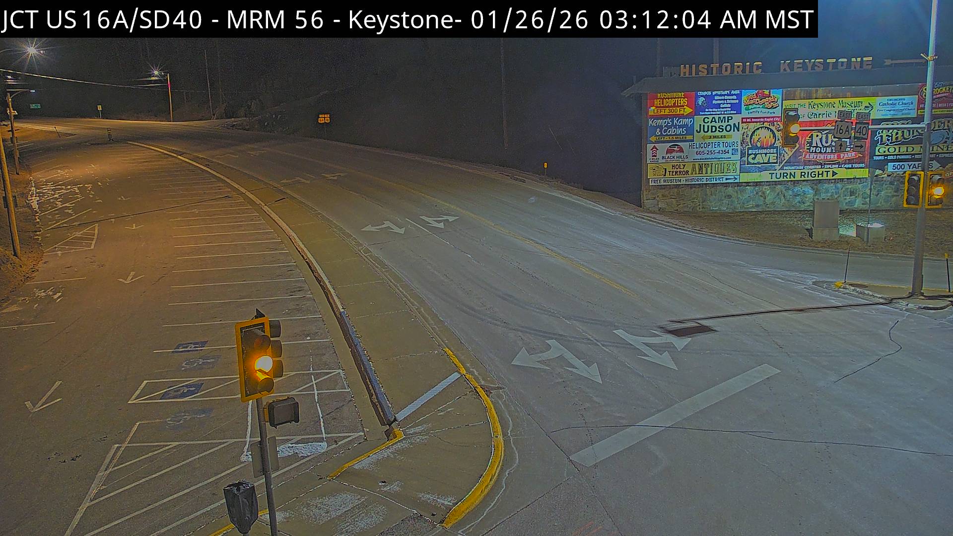 cam Keystone, Pennington County, South Dakota, USA View of the U.S